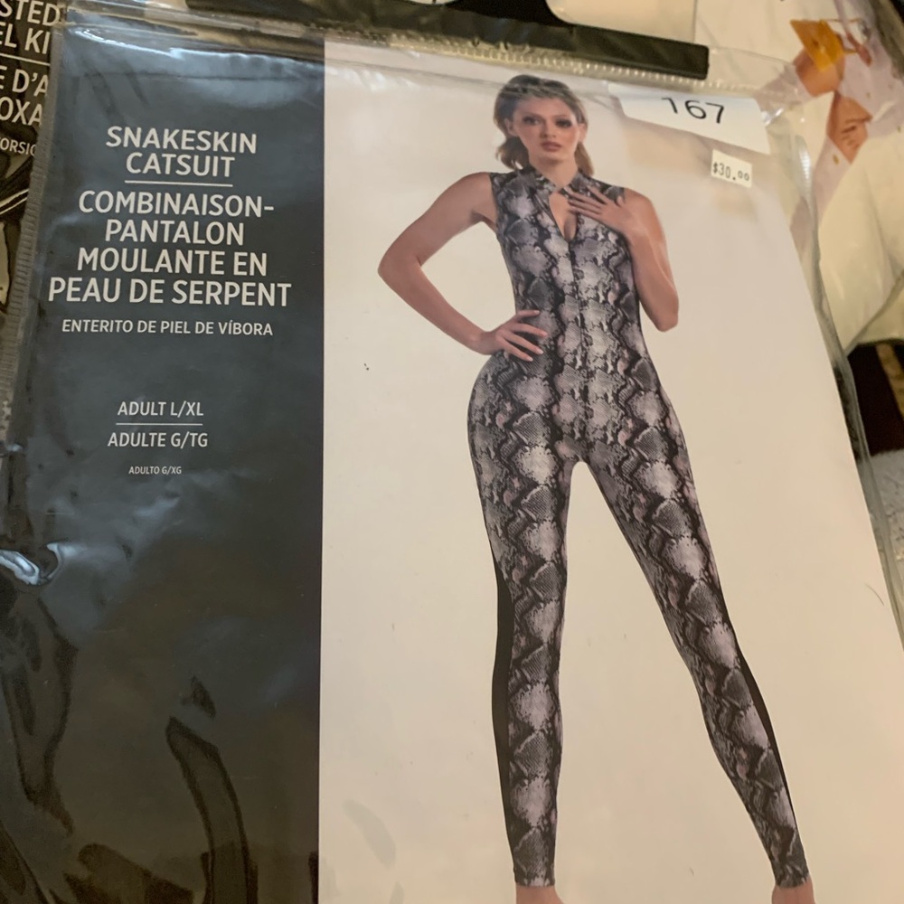 Adult Snakeskin Catsuit - Costume